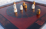 Fidchell De Luxe Hand-crafted Leather Board