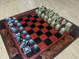De Luxe Leather Chess board