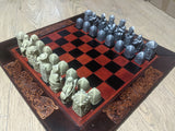 De Luxe Leather Chess board