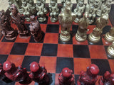 De Luxe Leather Chess board