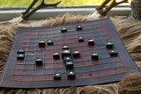 Hand-crafted Leather Board for Hnefatafl, Tablut,Brandubh, Ard Rí;  11x11, 9x9, or 7x7