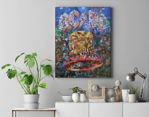 AC/DC Hells Bells Canvas Print - multymedia