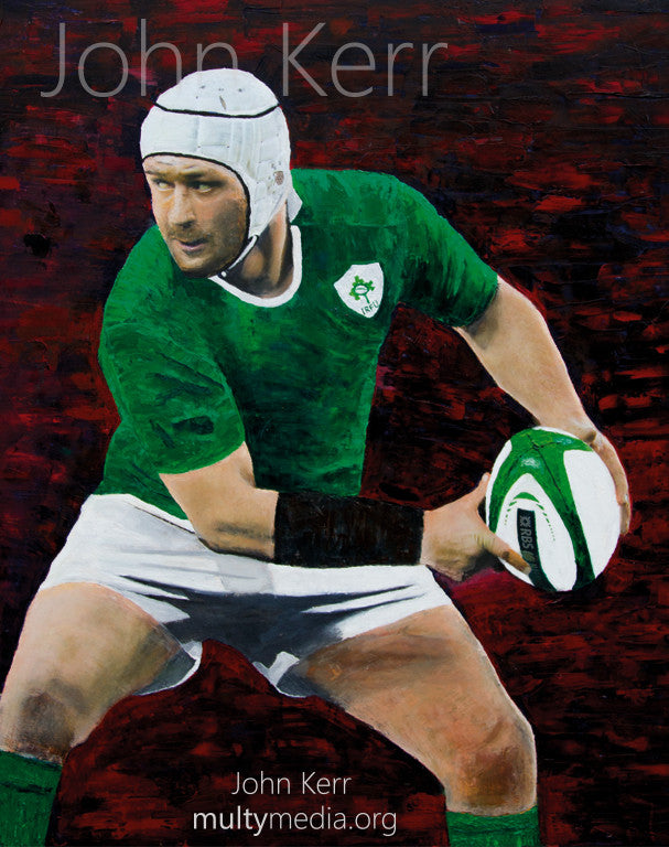 Rory Best Oil Painting - multymedia
