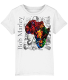 Bob Marley Africa Collage Kids T-Shirt