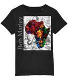 Bob Marley Africa Collage Kids T-Shirt