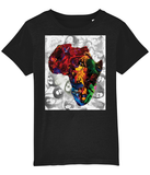 Bob Marley Africa Collage Kids T-Shirt