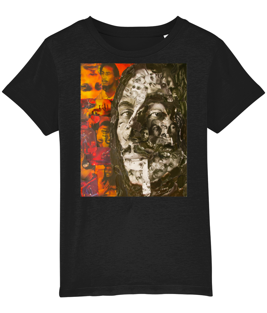 Bob Marley Collage Kids T-Shirt