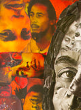 Bob Marley Collage Giclee Print - multymedia