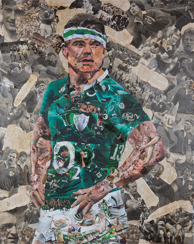 Brian O'Driscoll Collage Poster - multymedia