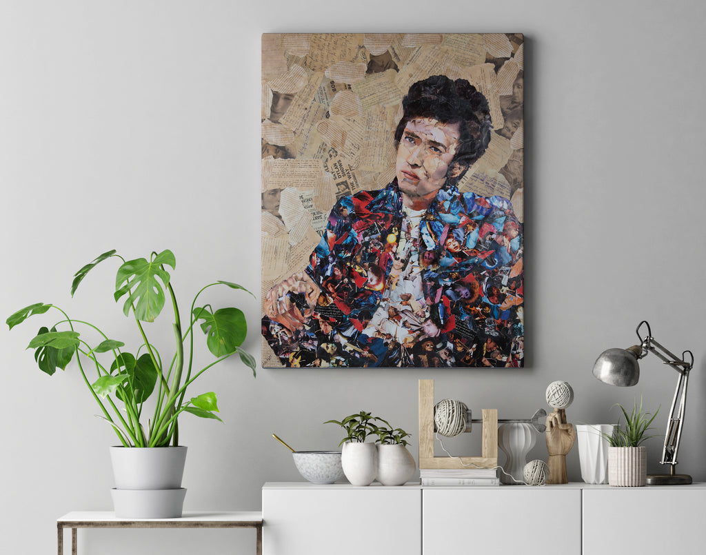Bob Dylan Canvas Print - multymedia