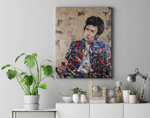 Bob Dylan Canvas Print - multymedia