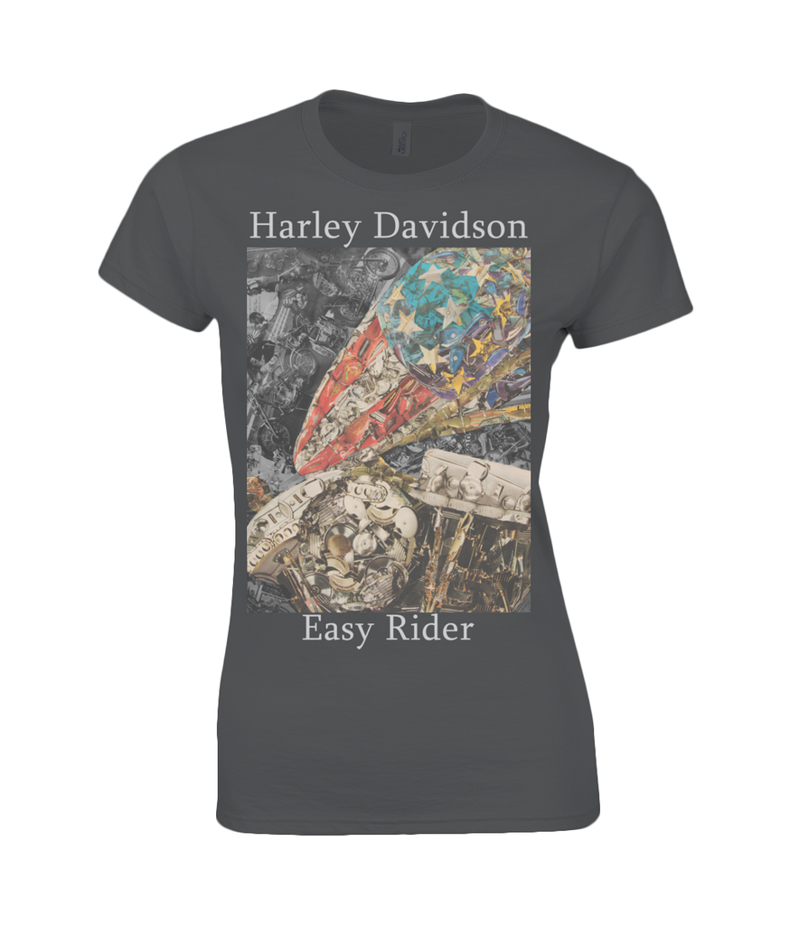 Easy Riders Collage Womens T Shirt