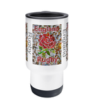 England Rugby Travel Mug 14oz - multymedia