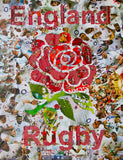 England Rugby Collage Short-Sleeve T-Shirt - multymedia