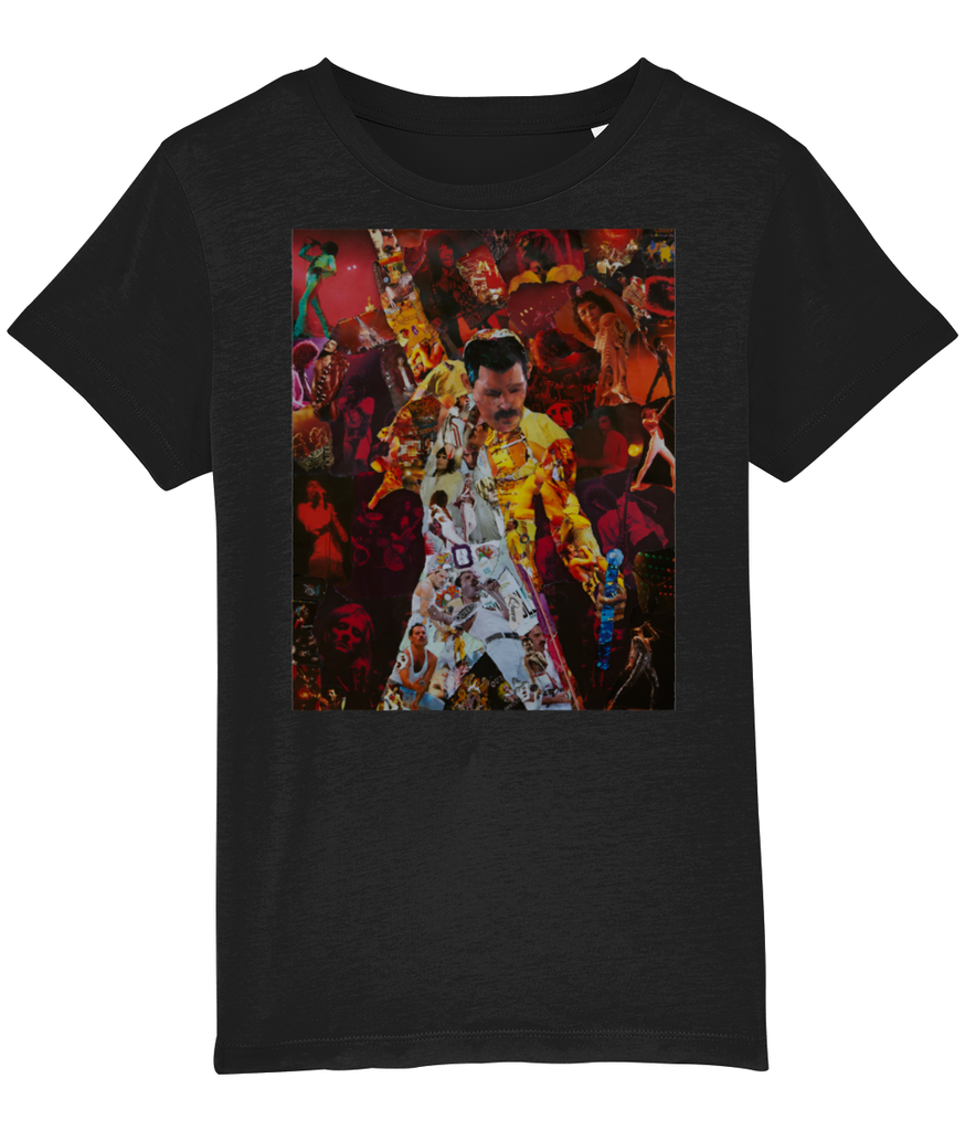 Freddie Mercury Collage Kids T-Shirt