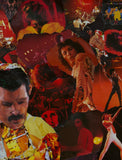 Freddie Mercury of Queen Collage Poster - multymedia