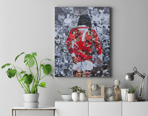 George Best Canvas Print - multymedia