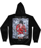George Best Collage Hoodie - multymedia
