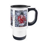 George Best Collage Travel Mug 14oz - multymedia