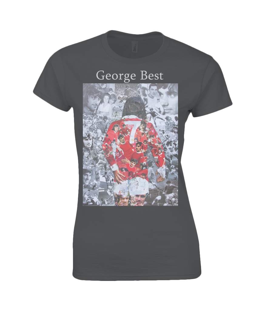 George Best Collage Womens T Shirt