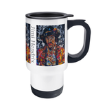 Jimi Hendrix Collage Travel Mug 14oz - multymedia