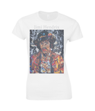 Jimi Hendrix Collage Womens T Shirt