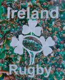 Ireland Rugby Collage Poster - multymedia