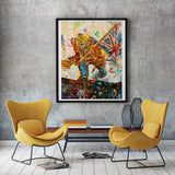 Iron Maiden The Trooper Collage Poster - multymedia