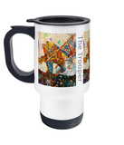 Iron Maiden Collage Travel Mug 14oz - multymedia