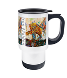 Iron Maiden Collage Travel Mug 14oz - multymedia