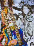 Led Zeppelin Jimmy Page Collage Poster - multymedia