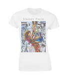 Jimmy Page Collage Womens T Shirt
