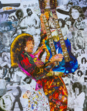 Led Zeppelin Jimmy Page Collage Poster - multymedia