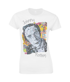 Johnny Rotten Collage Womens T Shirt