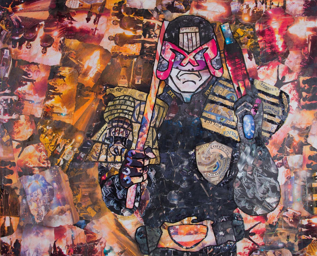 Judge Dredd Collage - multymedia