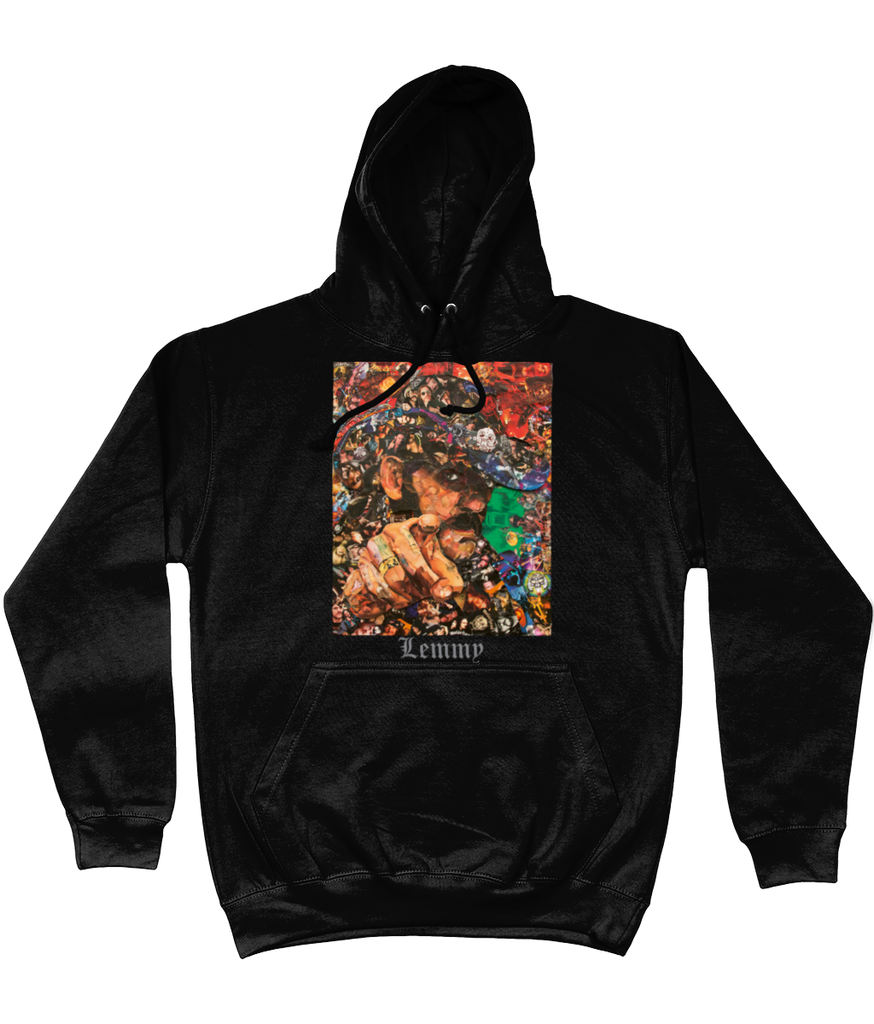 Lemmy Motorhead Collage Hoodie - multymedia