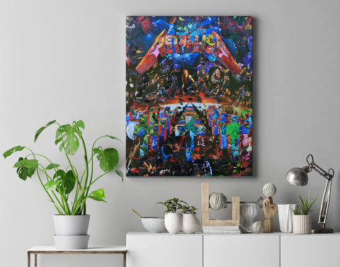 Metallica Master of Puppets Canvas Print - multymedia