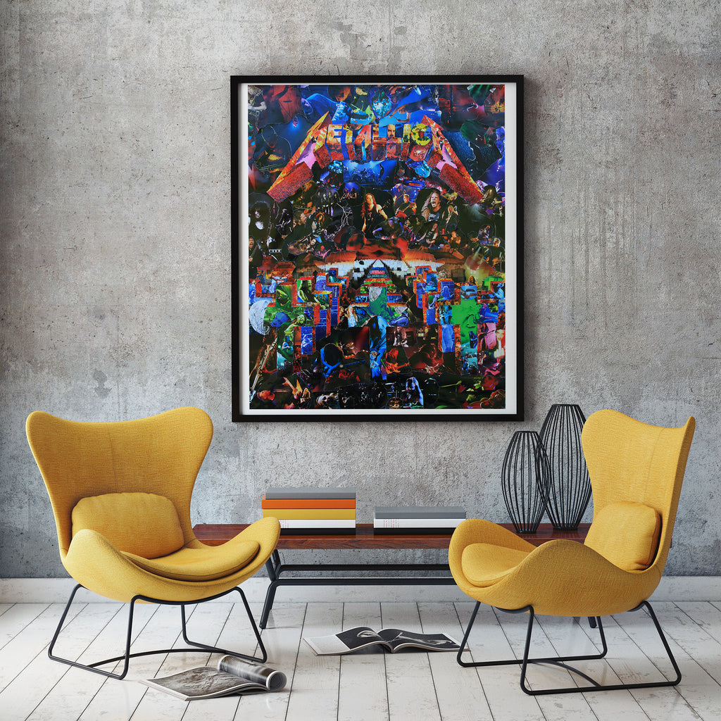 Metallica Master of Puppets (Black) Collage / Art - multymedia