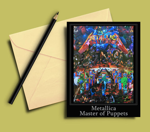 Metallica Master of Puppets Greeting card - multymedia