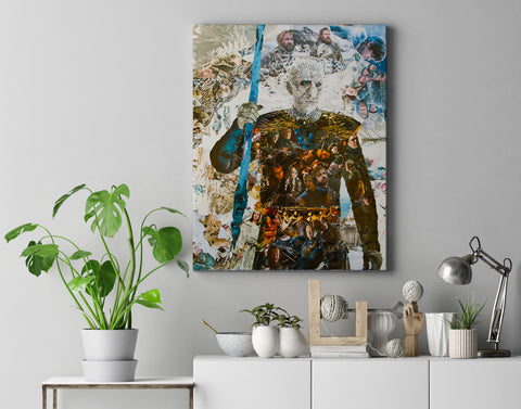 Game of Thrones Night King Canvas Print - multymedia
