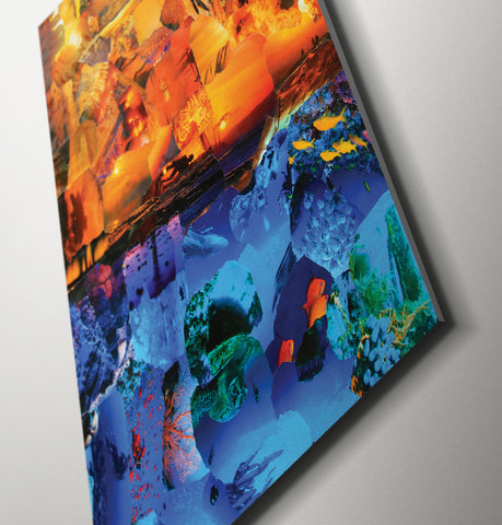 Sunset Ocean Canvas Print - multymedia