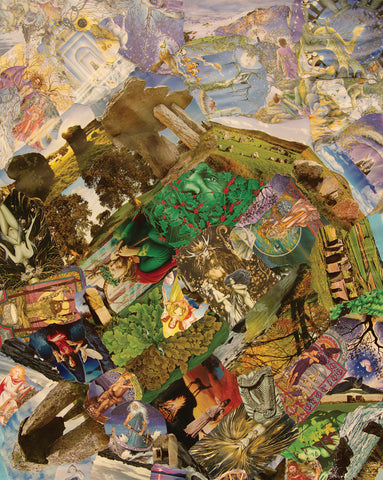 Otherworld Collage Poster - multymedia