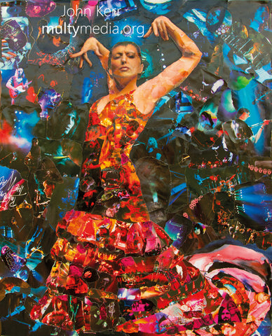 Pink Floyd Collage Poster - multymedia