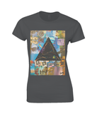 Pink Floyd Darkside Collage Womens T Shirt