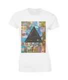 Pink Floyd Darkside Collage Womens T Shirt