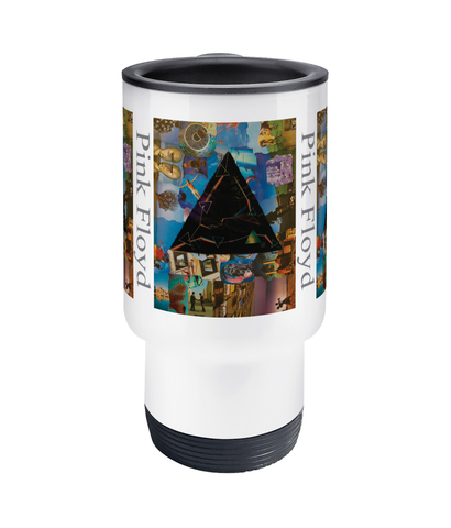 Pink Floyd Collage Travel Mug 14oz - multymedia