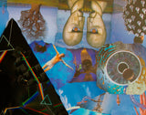 Pink Floyd Darkside Collage Poster 2 - multymedia