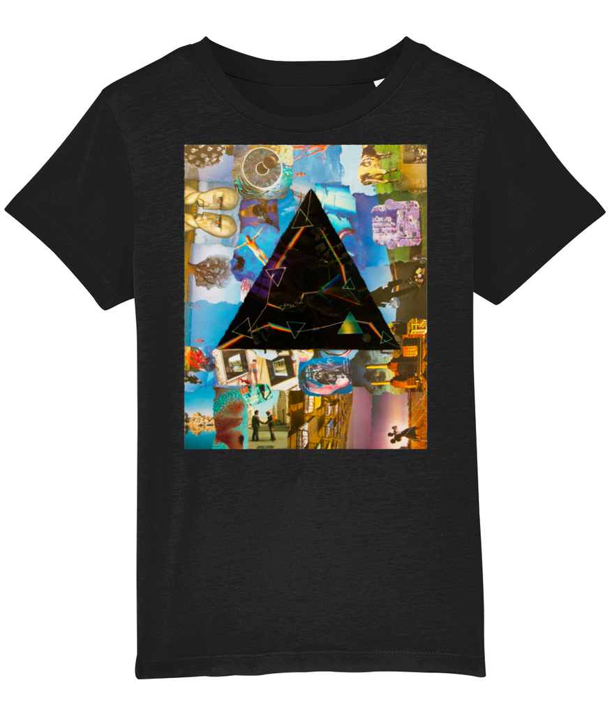 Pink Floyd Darkside Collage Kids T-Shirt