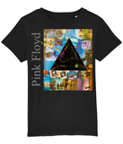 Pink Floyd Darkside Collage Kids T-Shirt