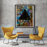 Pink Floyd Darkside Collage Poster 1 - multymedia